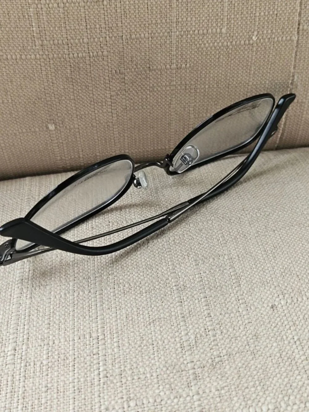 Sunfire Women Eyeglasses Frame Black Tone Metal Eyewear IP-Titanium ST-9073 NEW